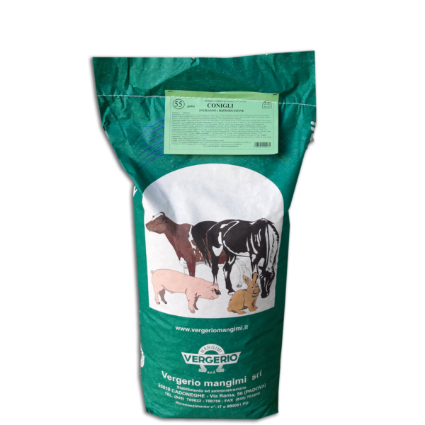 55  CONIGLI - ingrasso/riproduzione pellet