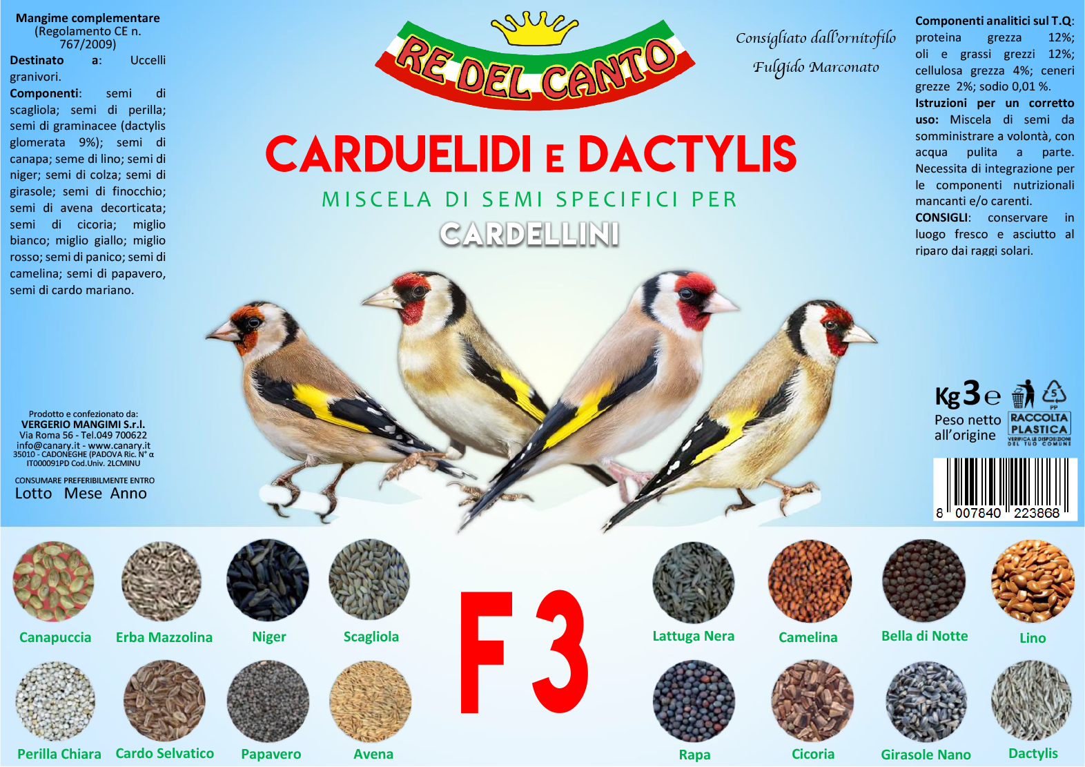 F3 - mix spinus carduelidi maior - immagine 3