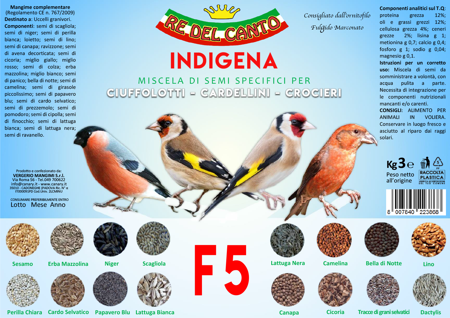 F5 - mix spinus indigena - immagine 3